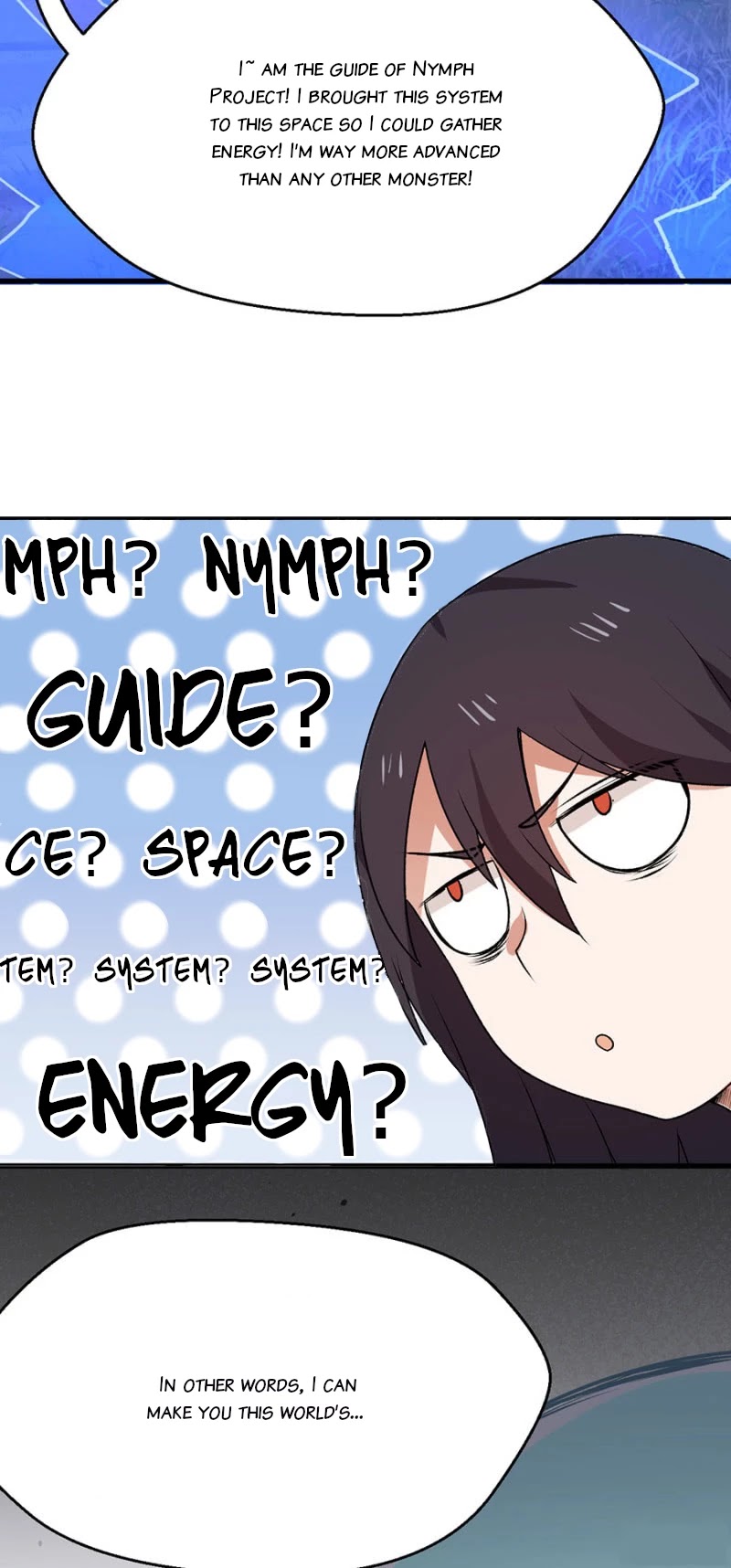 Nymph Project Chapter 2 page 13 - Chapter 2: A Meteor Monster?!