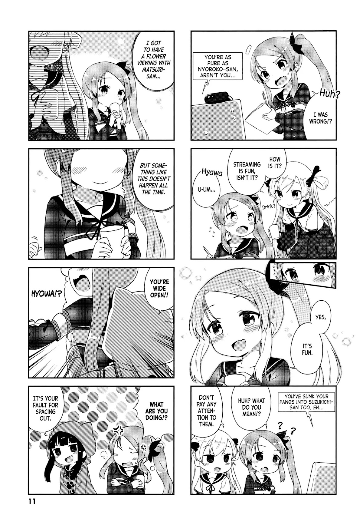 Nyoroko no Namahousou! Chapter 11 page 13 - Chapter 11: Let's Go Flower Viewing!