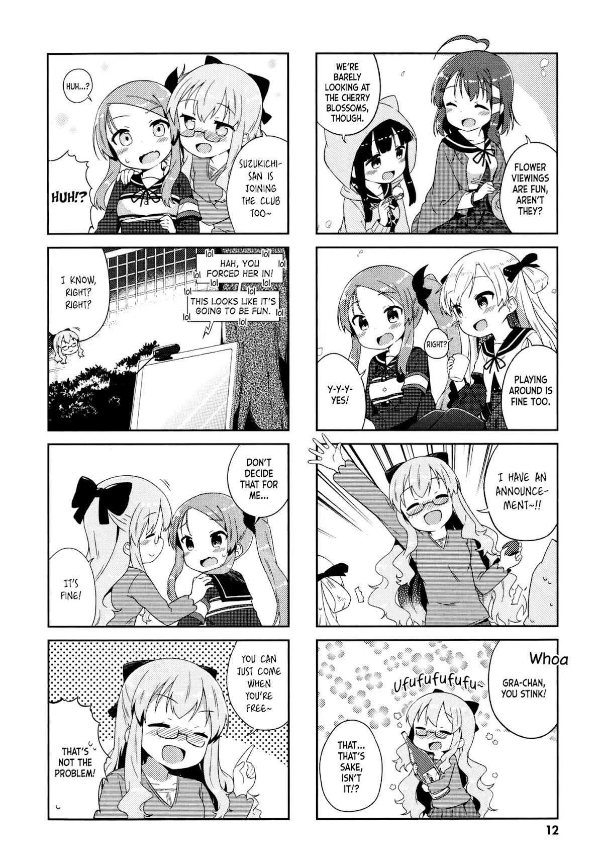 Nyoroko no Namahousou! Chapter 11 page 14 - Chapter 11: Let's Go Flower Viewing!