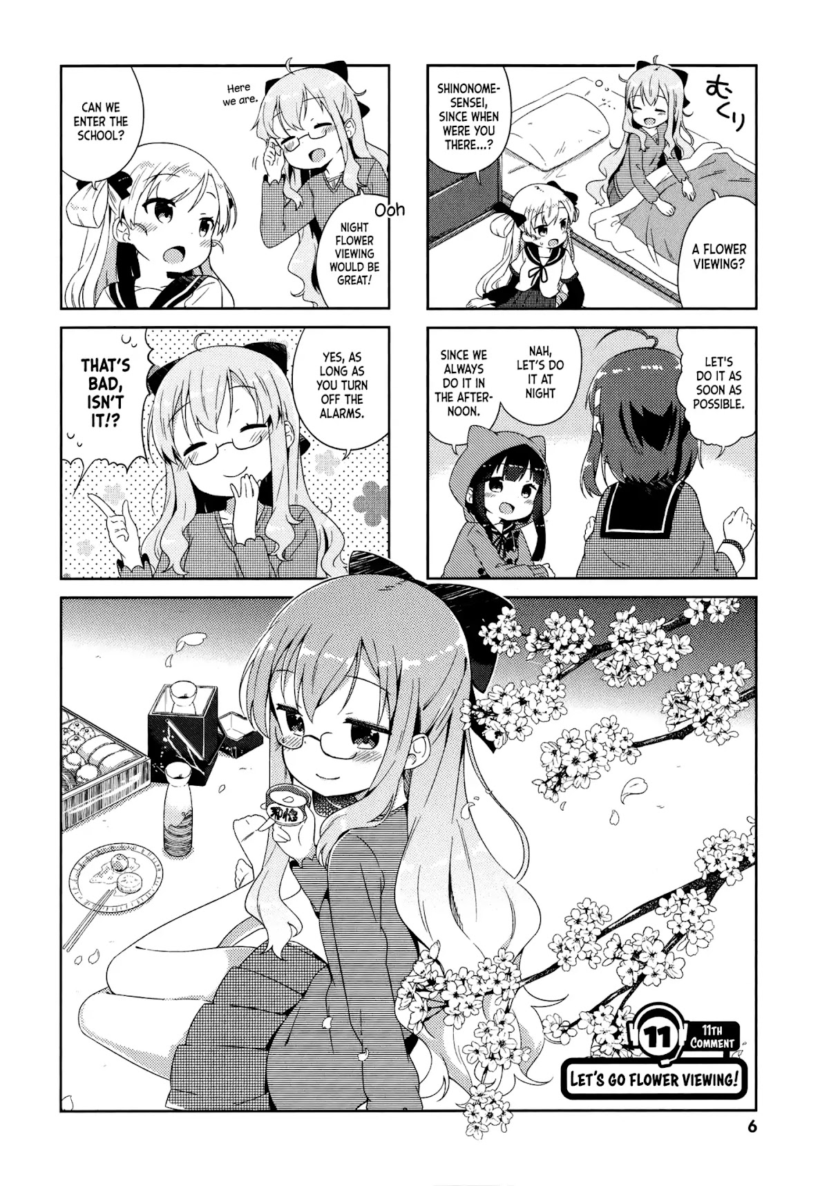 Nyoroko no Namahousou! Chapter 11 page 8 - Chapter 11: Let's Go Flower Viewing!