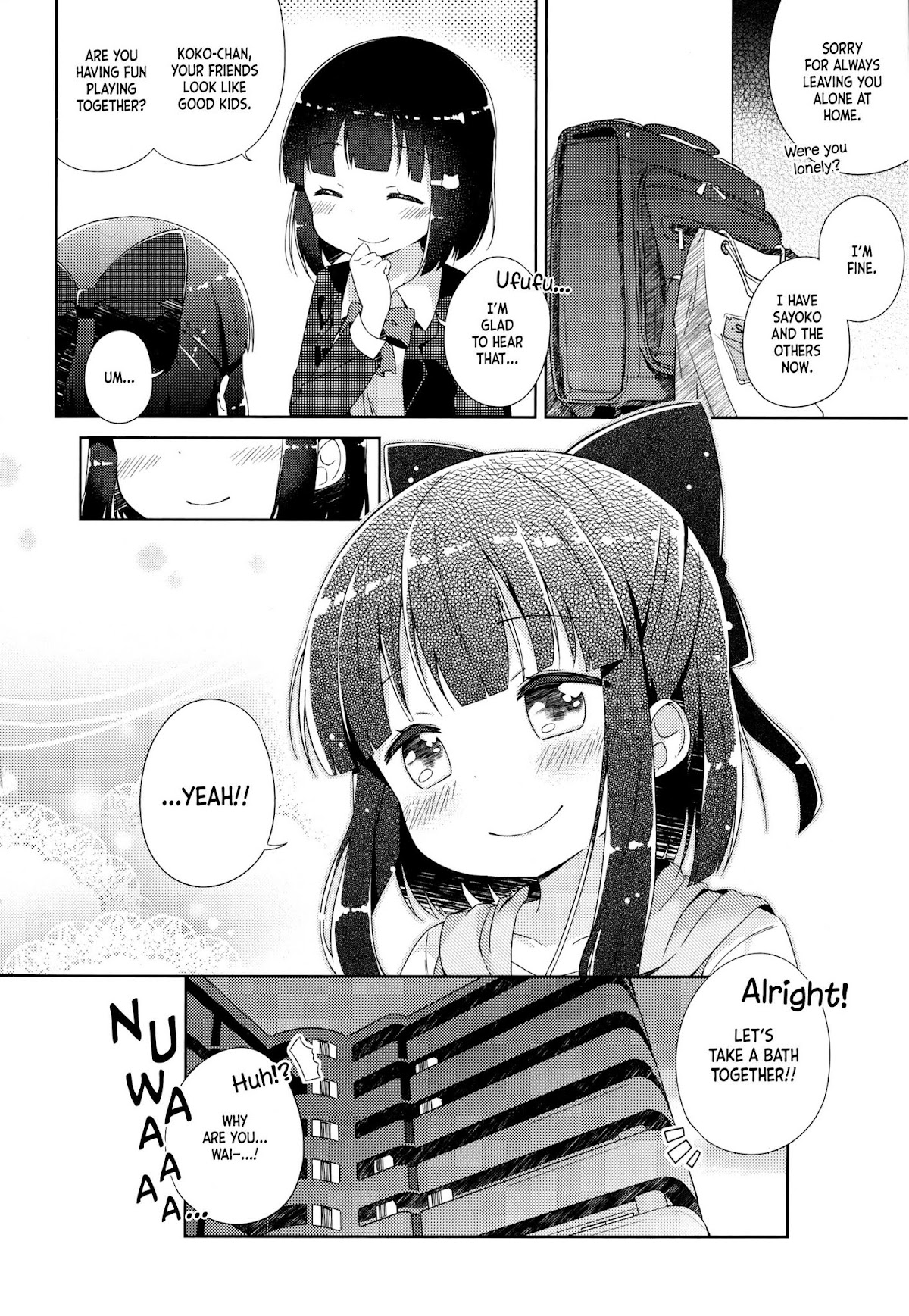 Nyoroko no Namahousou! Chapter 14 page 10 - Chapter 14: At Kokoro-chan's house!