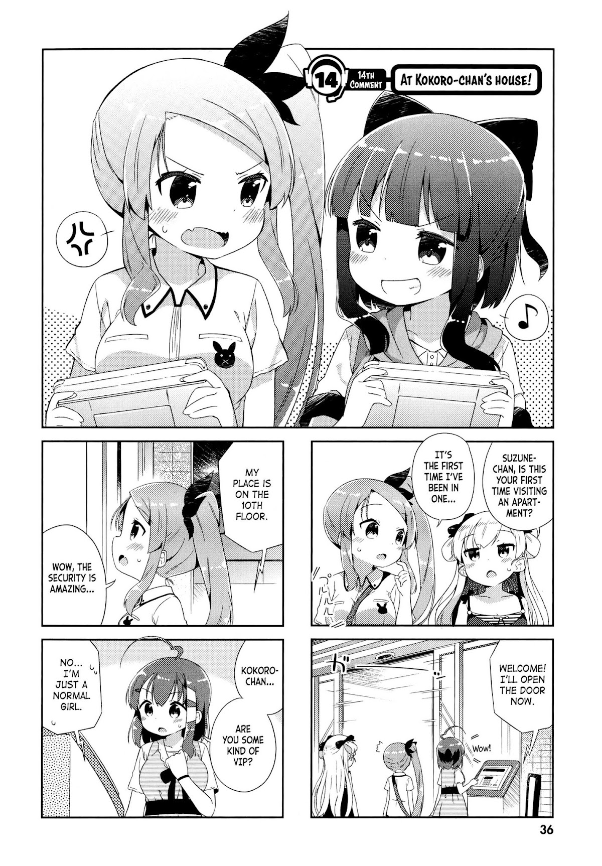 Nyoroko no Namahousou! Chapter 14 page 2 - Chapter 14: At Kokoro-chan's house!