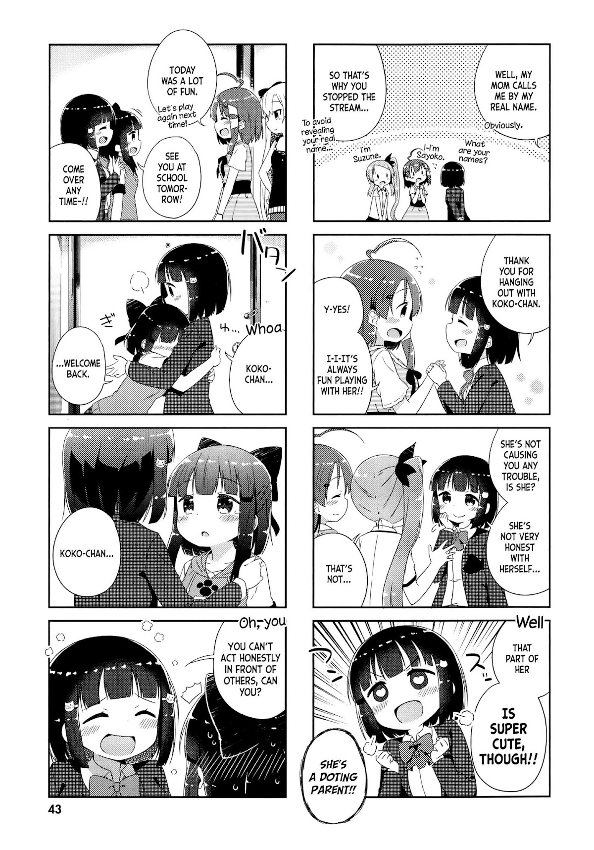 Nyoroko no Namahousou! Chapter 14 page 9 - Chapter 14: At Kokoro-chan's house!