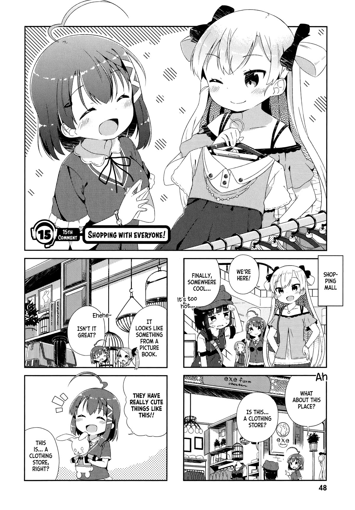 Nyoroko no Namahousou! Chapter 15 page 2 - Chapter 15: Shopping with everyone!