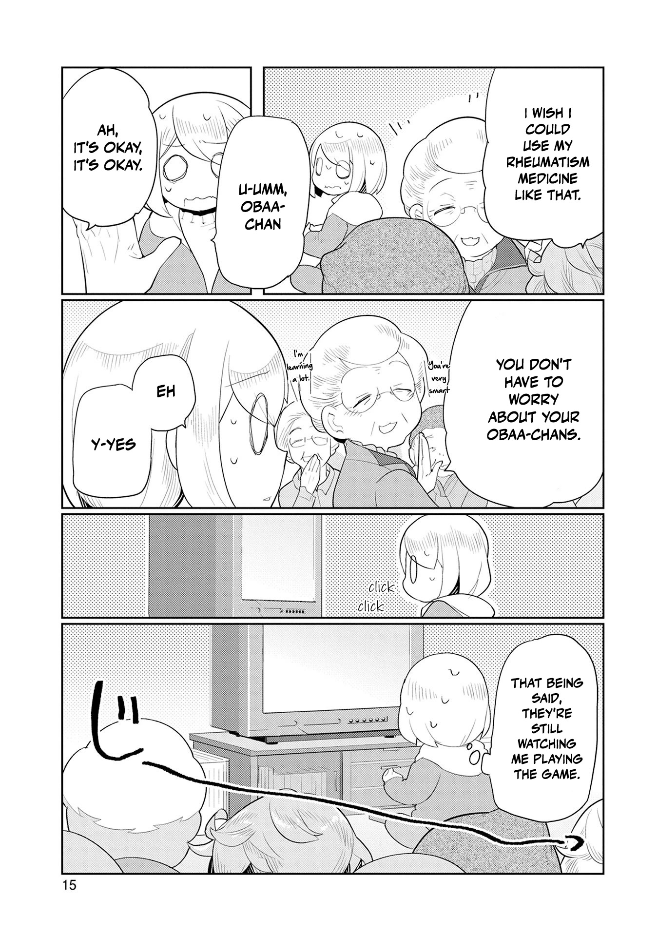 Obaa-chan to Game Chapter 7 page 15 - Chapter 7