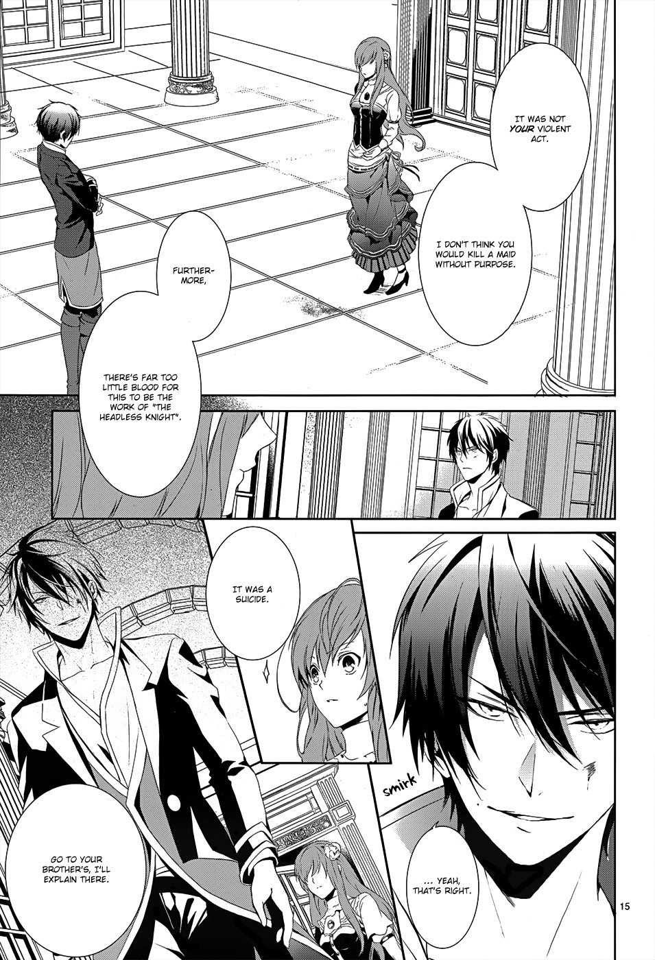 Obito no Hime to Kubinashi Kishi Chapter 1 page 17 - Chapter 1