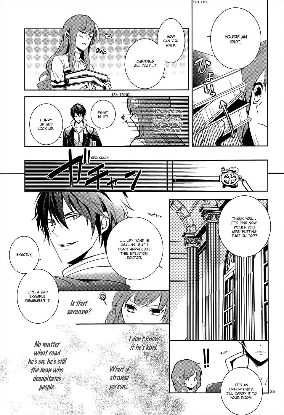 Obito no Hime to Kubinashi Kishi Chapter 1 page 37 - Chapter 1