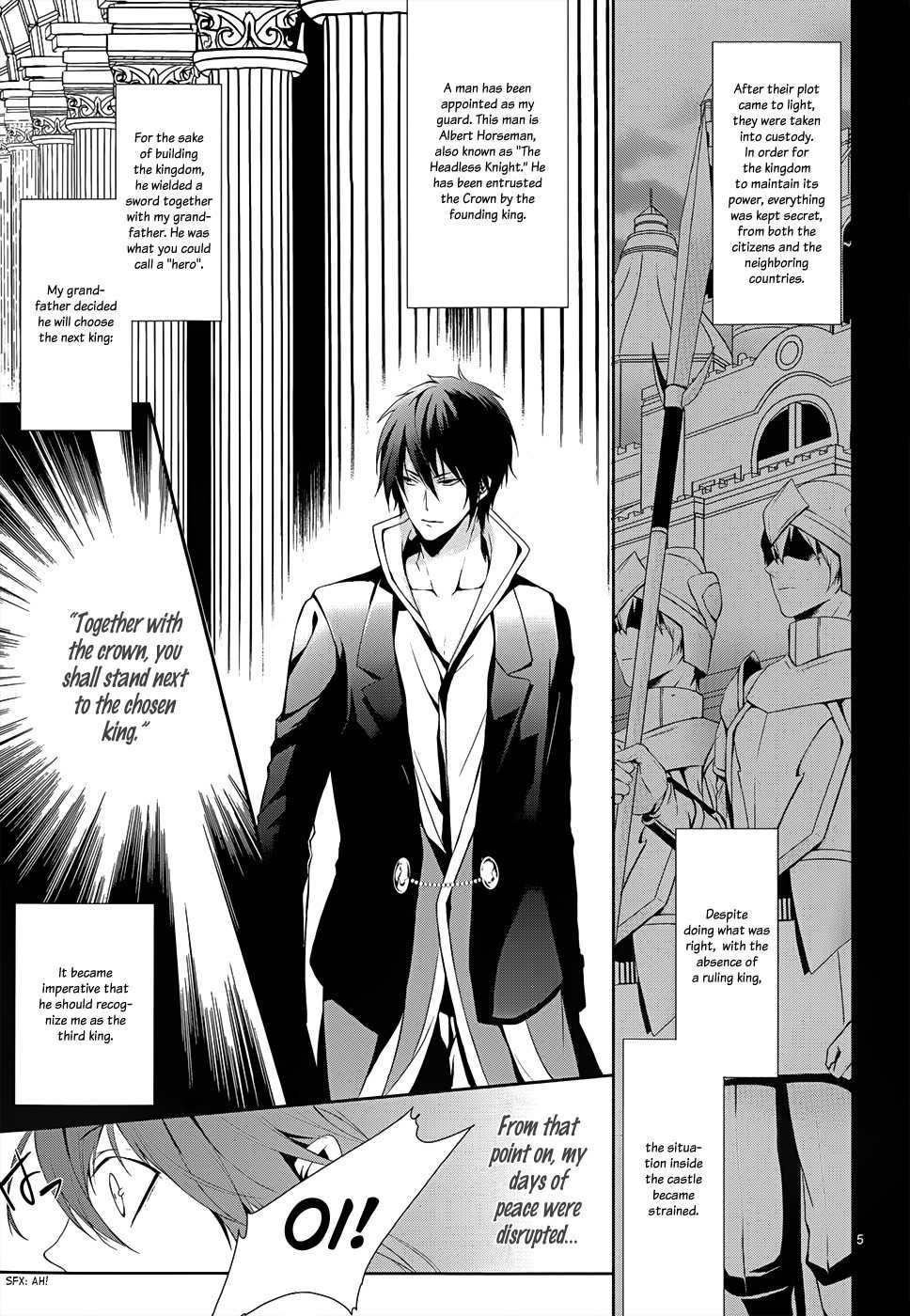 Obito no Hime to Kubinashi Kishi Chapter 1 page 7 - Chapter 1