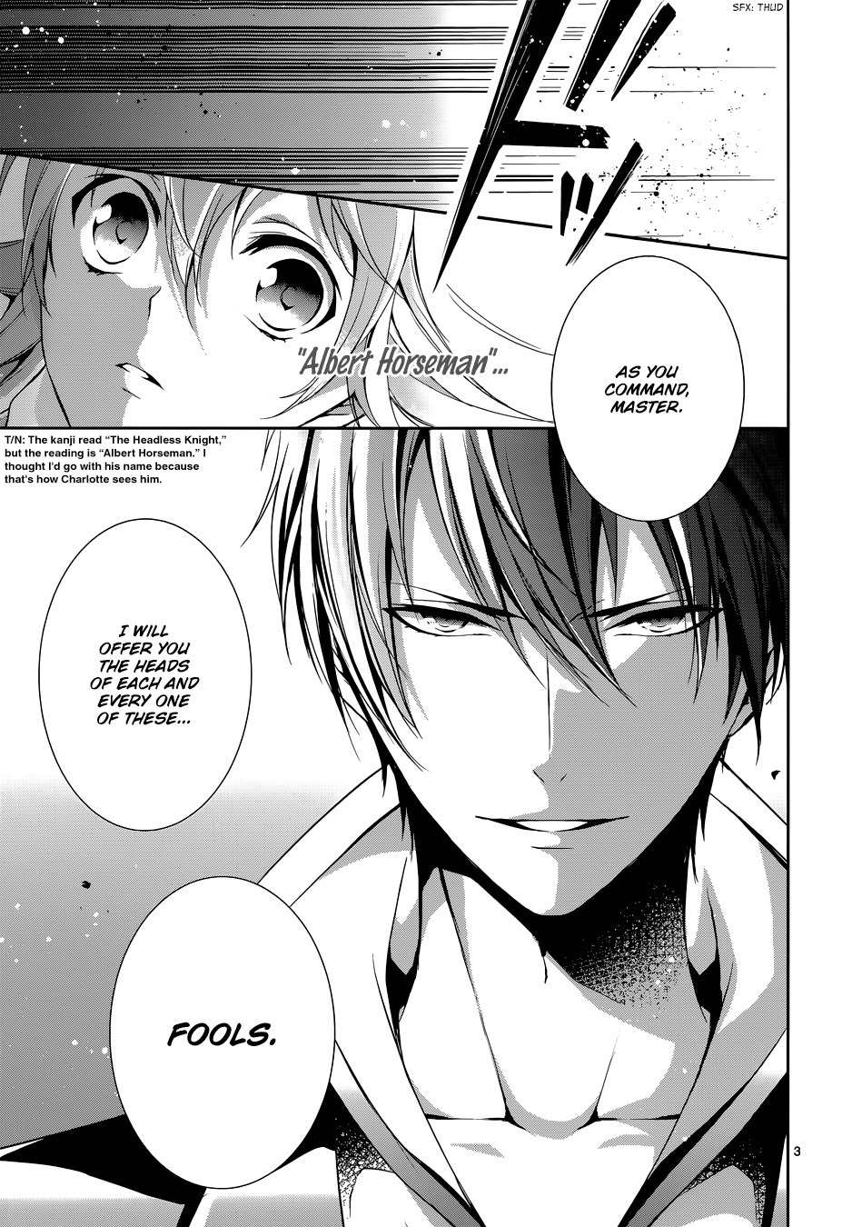 Obito no Hime to Kubinashi Kishi Chapter 4 page 4 - Chapter 4