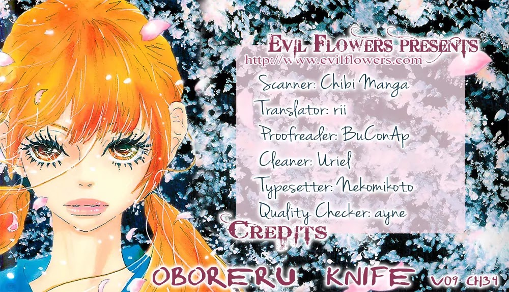 Oboreru Knife Chapter 34 page 1 - Chapter 34: 7 Colours