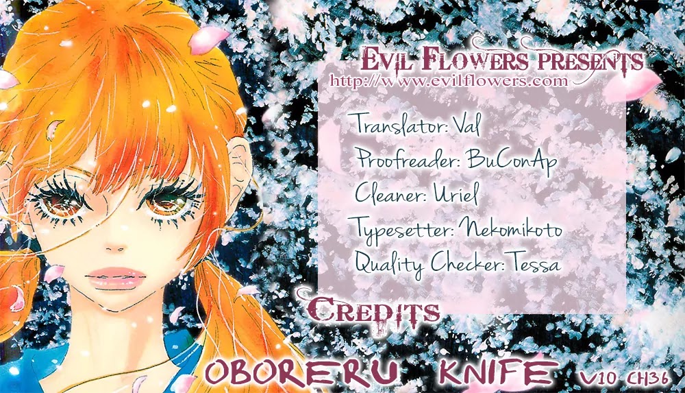 Oboreru Knife Chapter 36 page 1 - Chapter 36: Il sentimento dell'amore