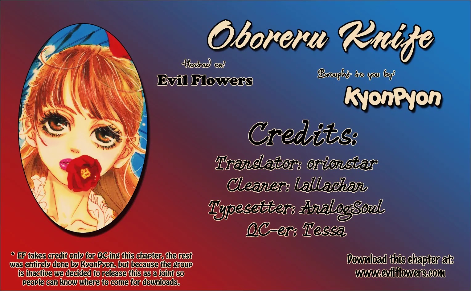 Oboreru Knife Chapter 8 page 2 - Chapter 8: This Shining World