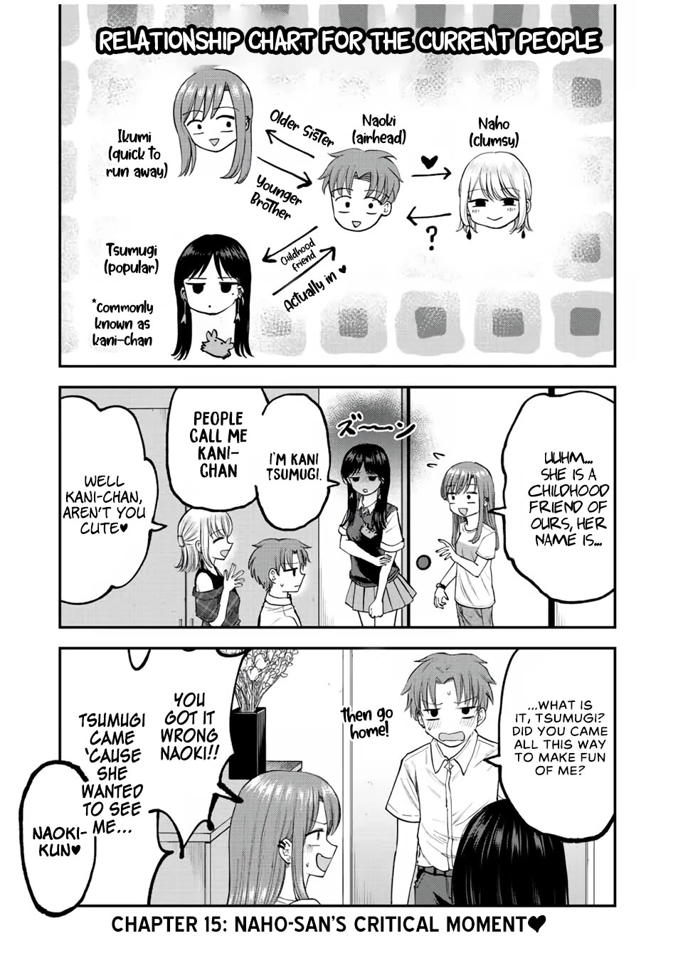 Occhoko Doji Onee-san Chapter 15 page 1 - Chapter 15: Naho-san's critical moment♥️