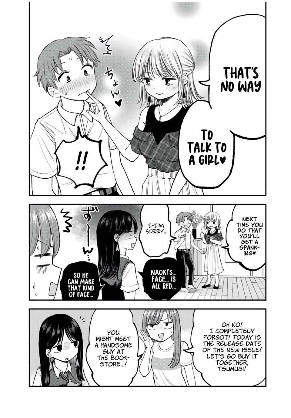 Occhoko Doji Onee-san Chapter 15 page 2 - Chapter 15: Naho-san's critical moment♥️