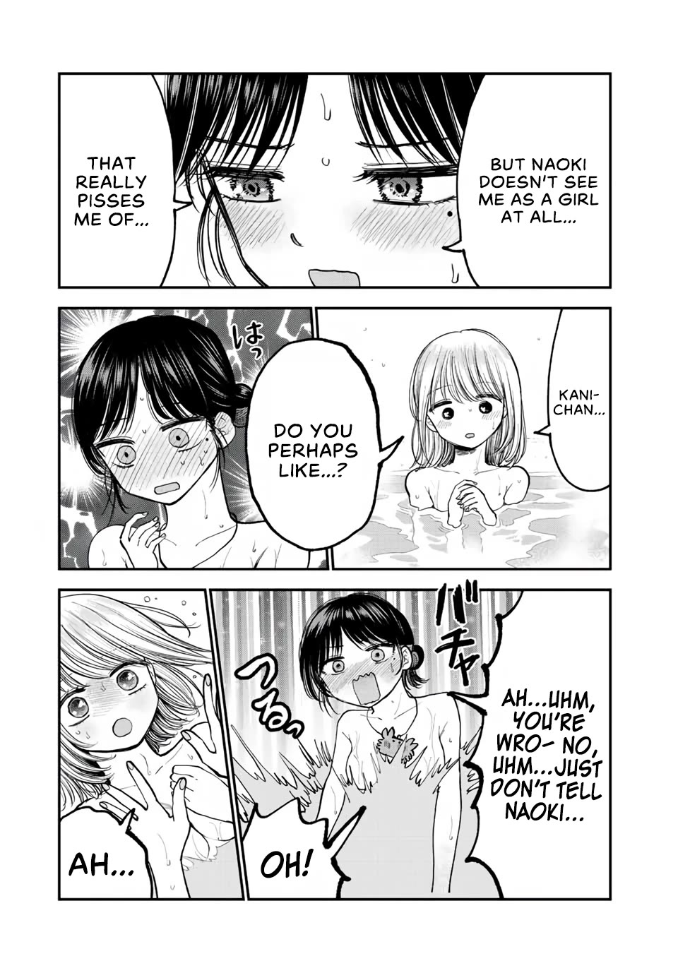 Occhoko Doji Onee-san Chapter 16 page 13 - Chapter 16: Naho-san and the bath♥️