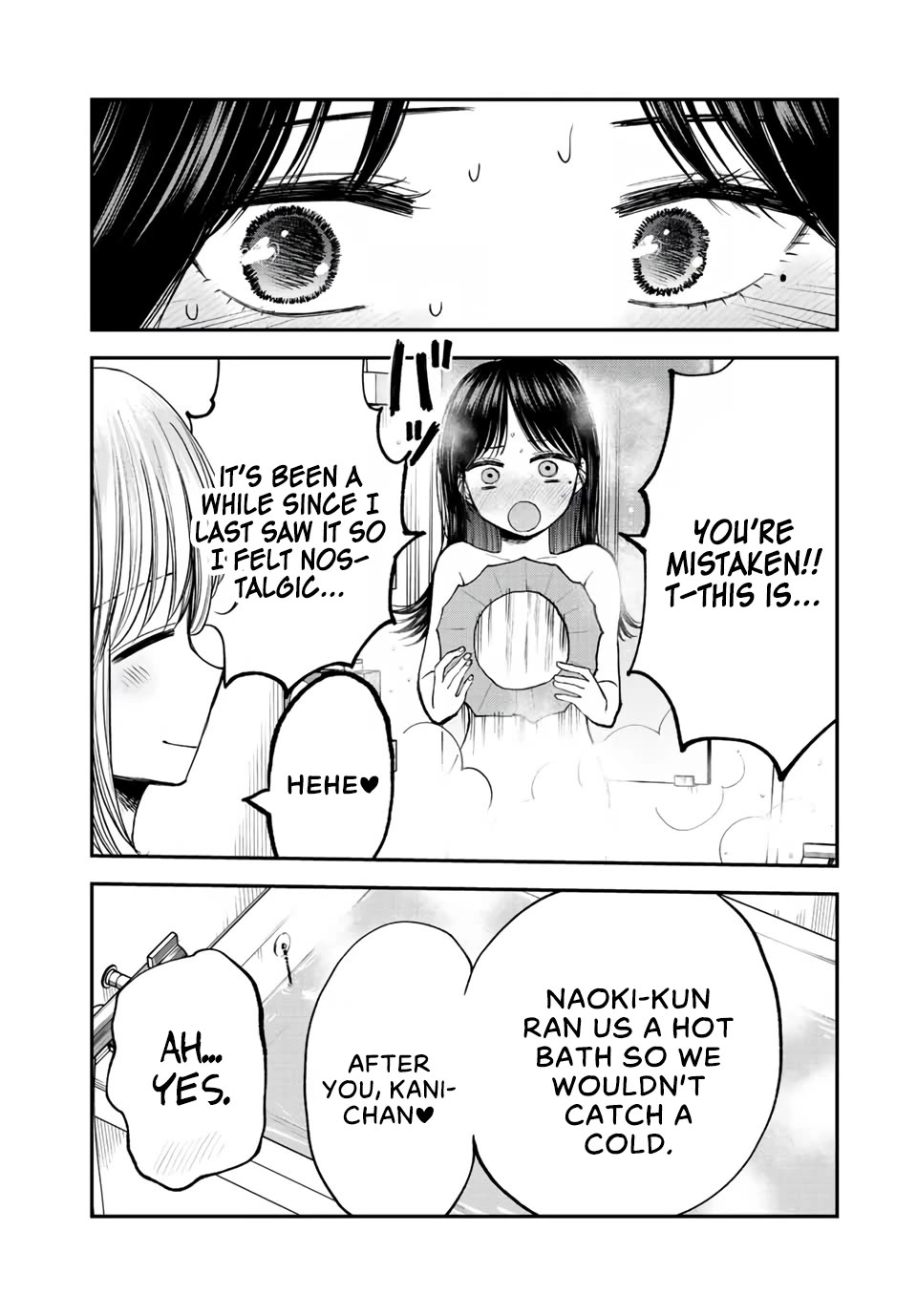 Occhoko Doji Onee-san Chapter 16 page 4 - Chapter 16: Naho-san and the bath♥️