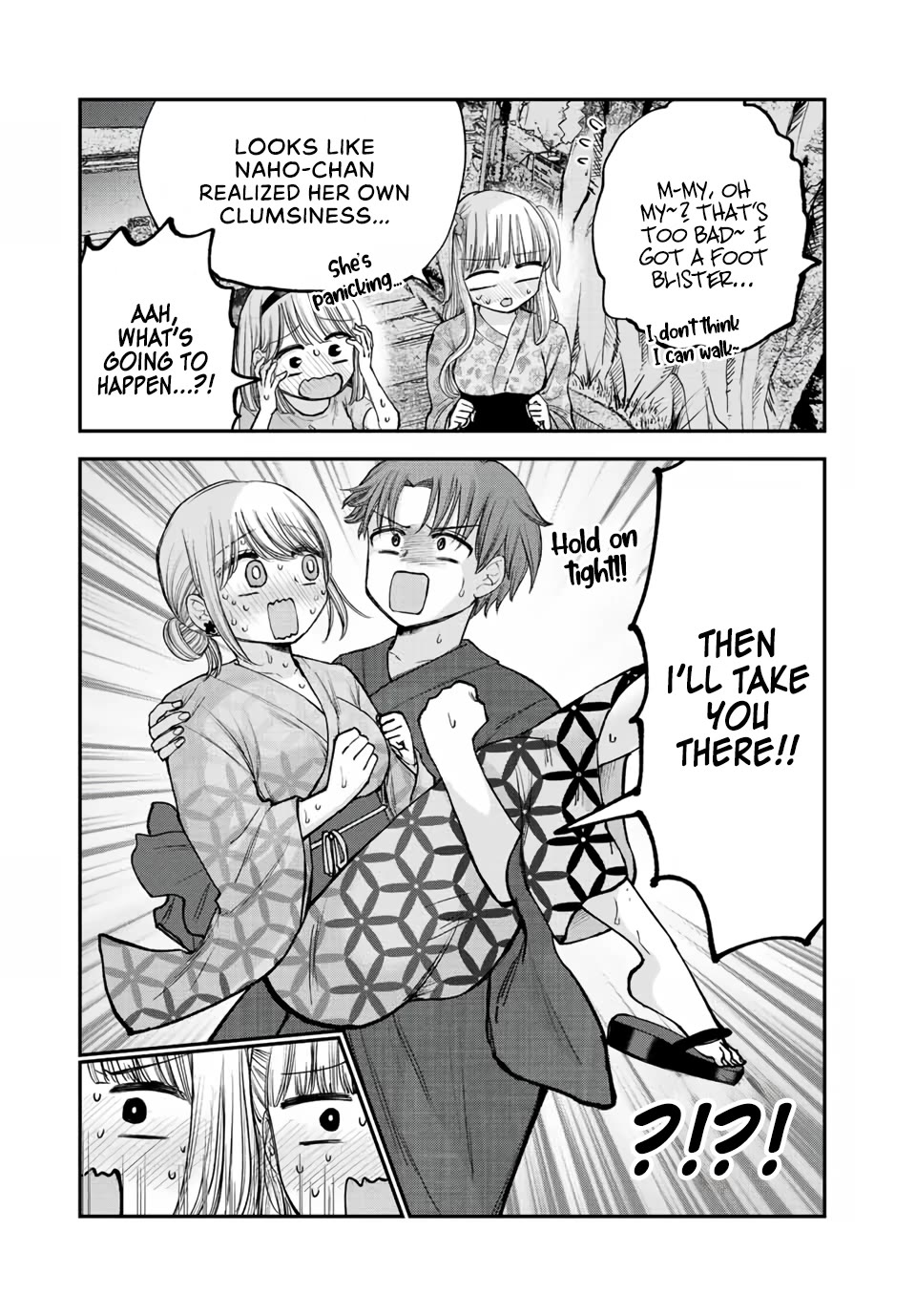 Occhoko Doji Onee-san Chapter 19 page 11 - Chapter 19: Princess-Carrying Naho-San♥️