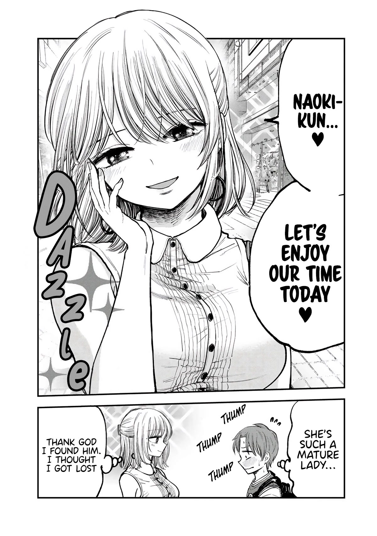 Occhoko Doji Onee-san Chapter 2 page 3 - Chapter 2: My first date with Onee-san ♥