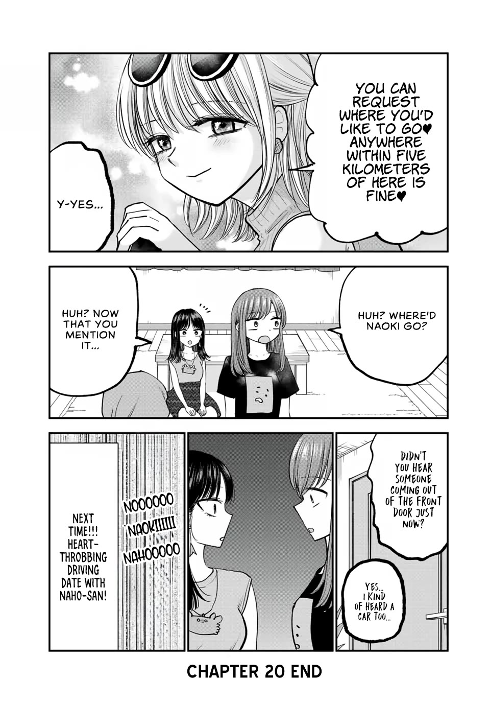 Occhoko Doji Onee-san Chapter 20 page 13 - Chapter 20: DRIVING DATE WITH NAHO-SAN ♥️ PART ONE