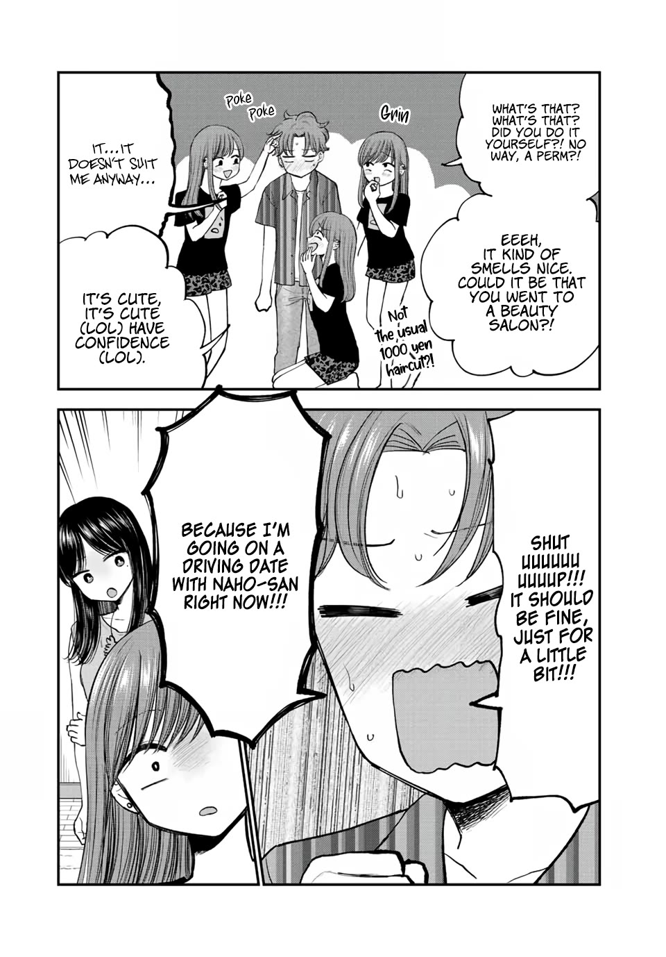 Occhoko Doji Onee-san Chapter 20 page 5 - Chapter 20: DRIVING DATE WITH NAHO-SAN ♥️ PART ONE