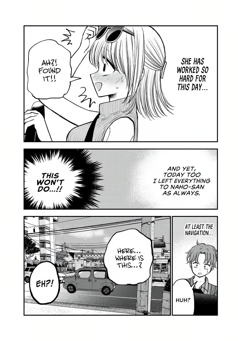 Occhoko Doji Onee-san Chapter 21 page 10 - Chapter 21: DRIVING DATE WITH NAHO-SAN ♥️ PART TWO