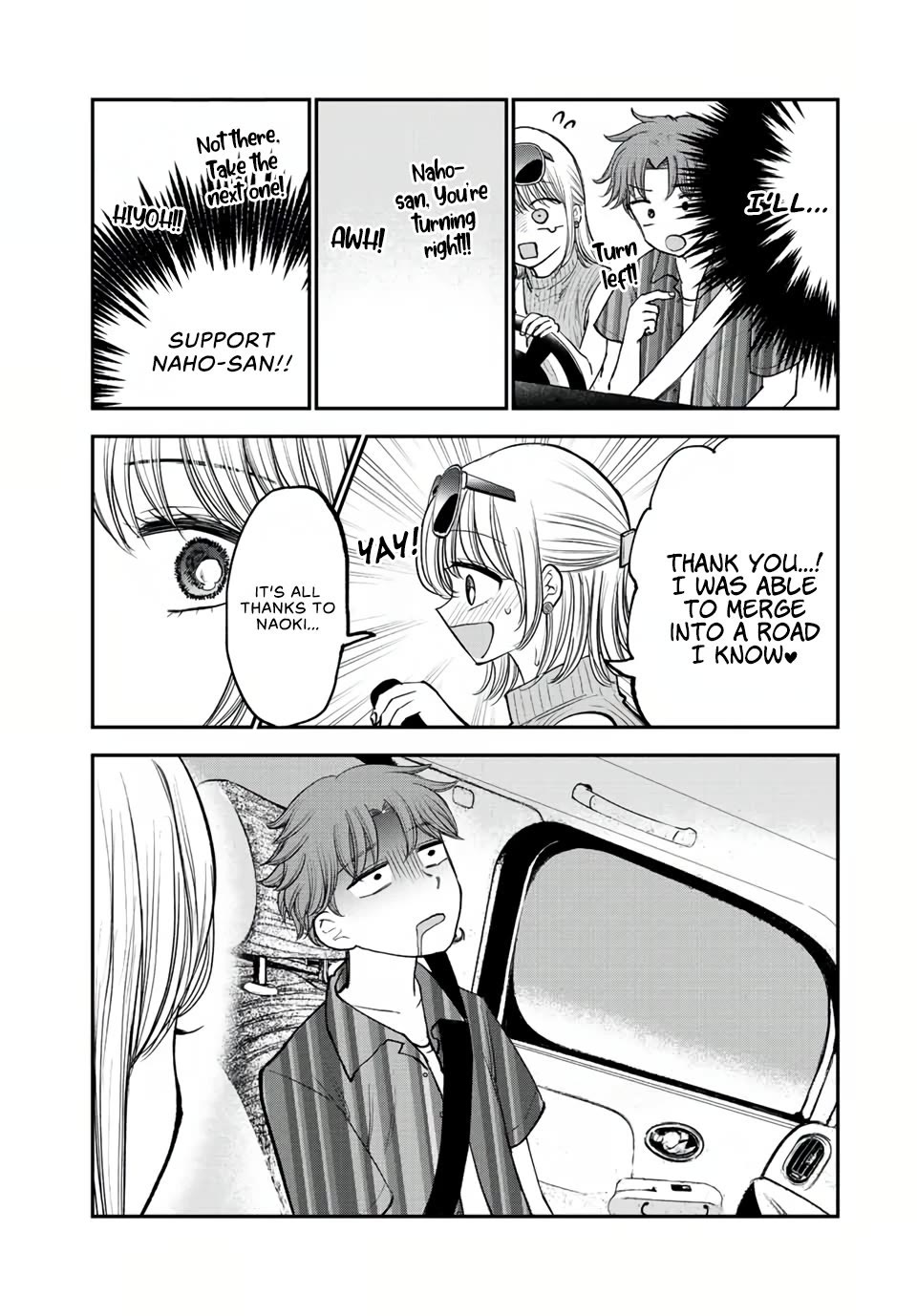 Occhoko Doji Onee-san Chapter 21 page 12 - Chapter 21: DRIVING DATE WITH NAHO-SAN ♥️ PART TWO