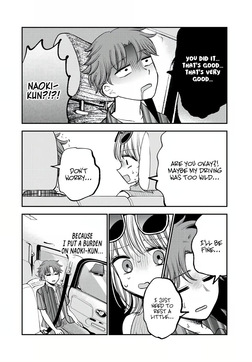 Occhoko Doji Onee-san Chapter 21 page 13 - Chapter 21: DRIVING DATE WITH NAHO-SAN ♥️ PART TWO