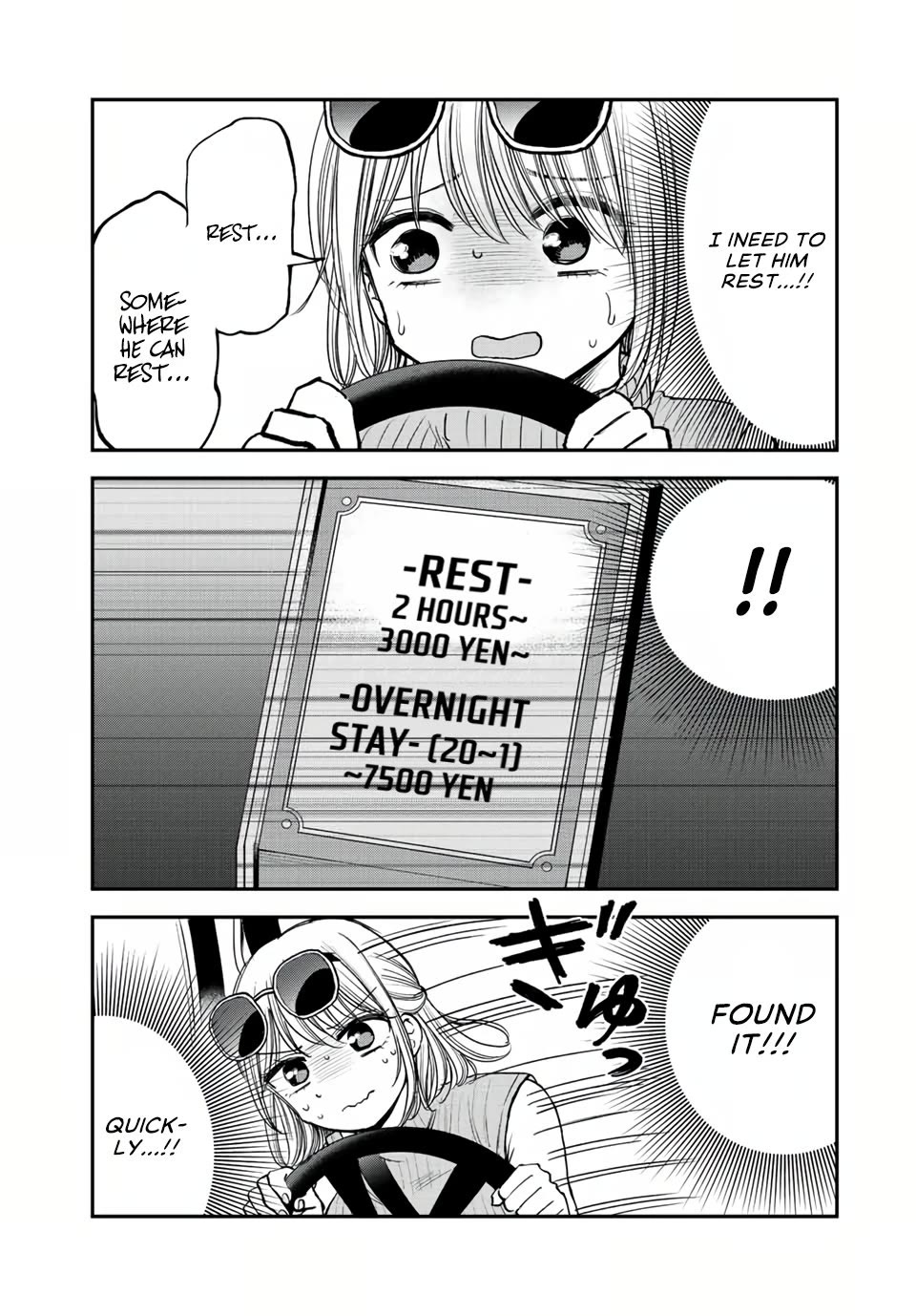 Occhoko Doji Onee-san Chapter 21 page 14 - Chapter 21: DRIVING DATE WITH NAHO-SAN ♥️ PART TWO