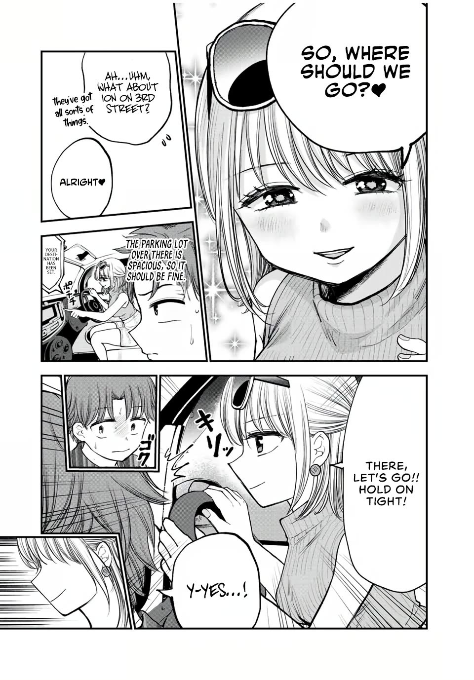 Occhoko Doji Onee-san Chapter 21 page 3 - Chapter 21: DRIVING DATE WITH NAHO-SAN ♥️ PART TWO