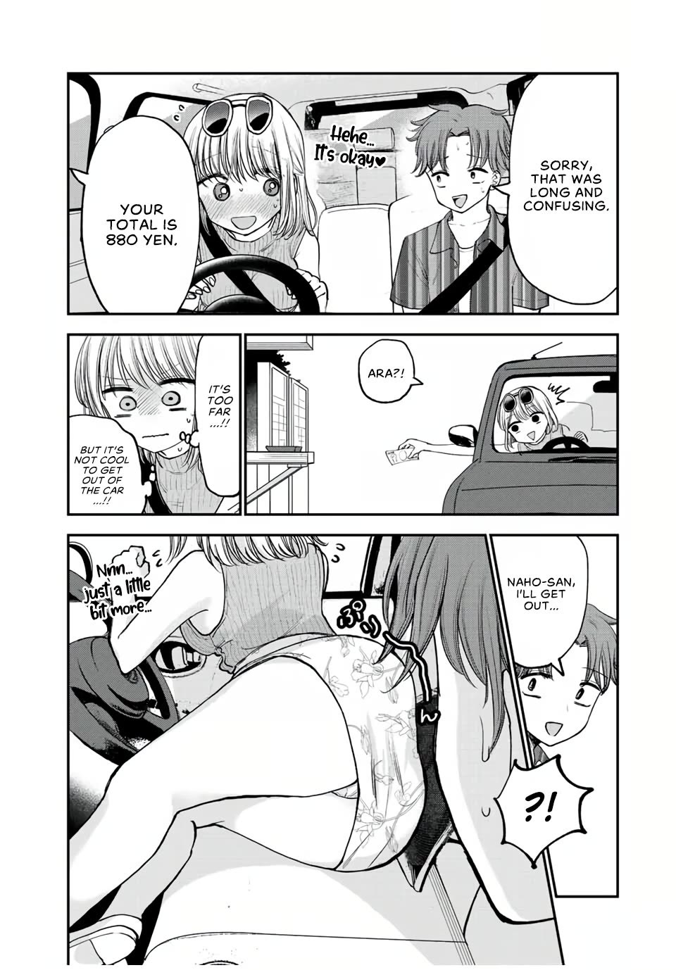 Occhoko Doji Onee-san Chapter 21 page 6 - Chapter 21: DRIVING DATE WITH NAHO-SAN ♥️ PART TWO