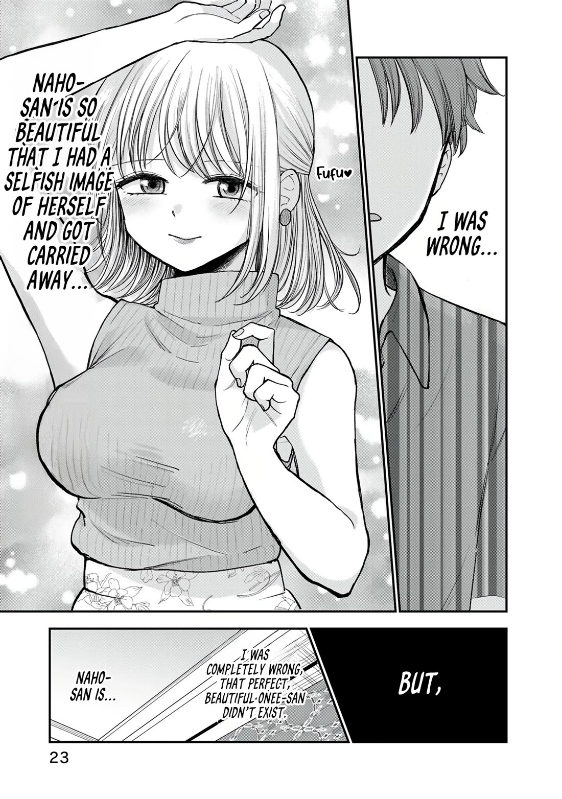 Occhoko Doji Onee-san Chapter 23 page 9 - Chapter 23: NAHO-SAN AND THE LOVE HOTEL♥️ PART TWO
