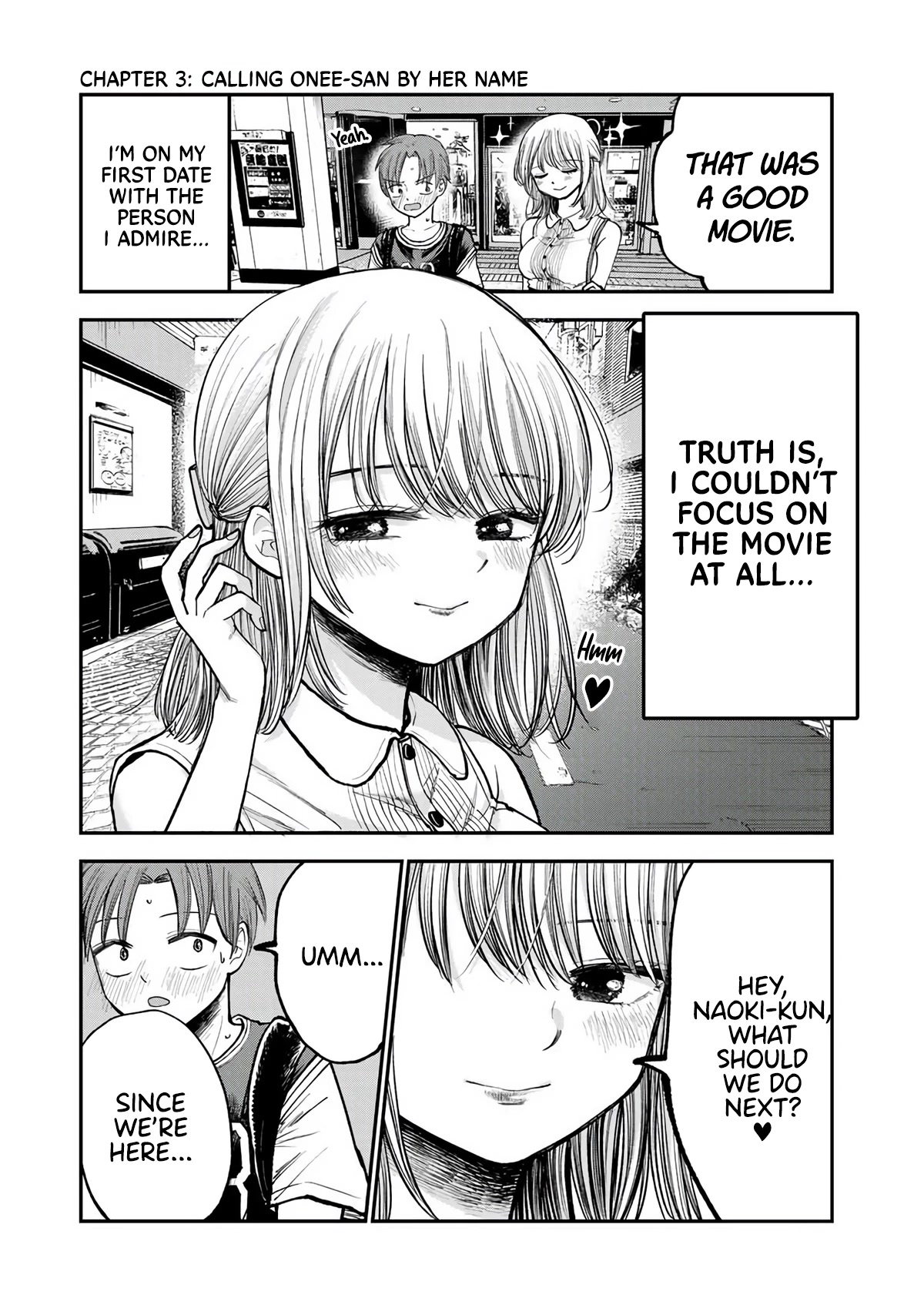 Occhoko Doji Onee-san Chapter 3 page 2 - Chapter 3: Calling Onee-san by her name