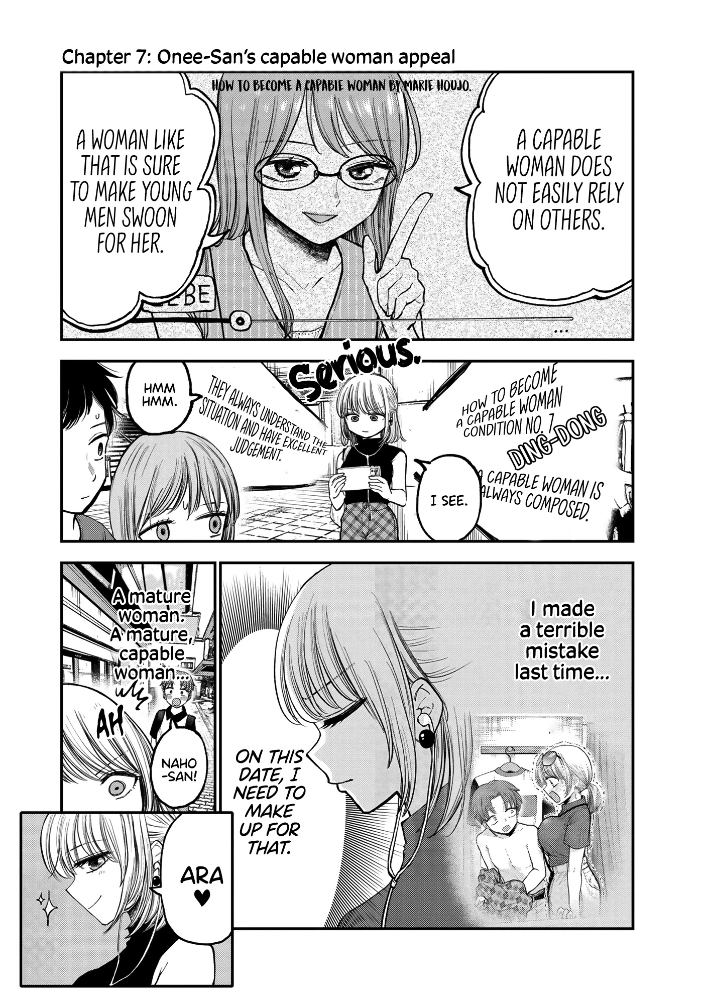Occhoko Doji Onee-san Chapter 7 page 1 - Chapter 7: Onee-San’s capable woman appeal ♥