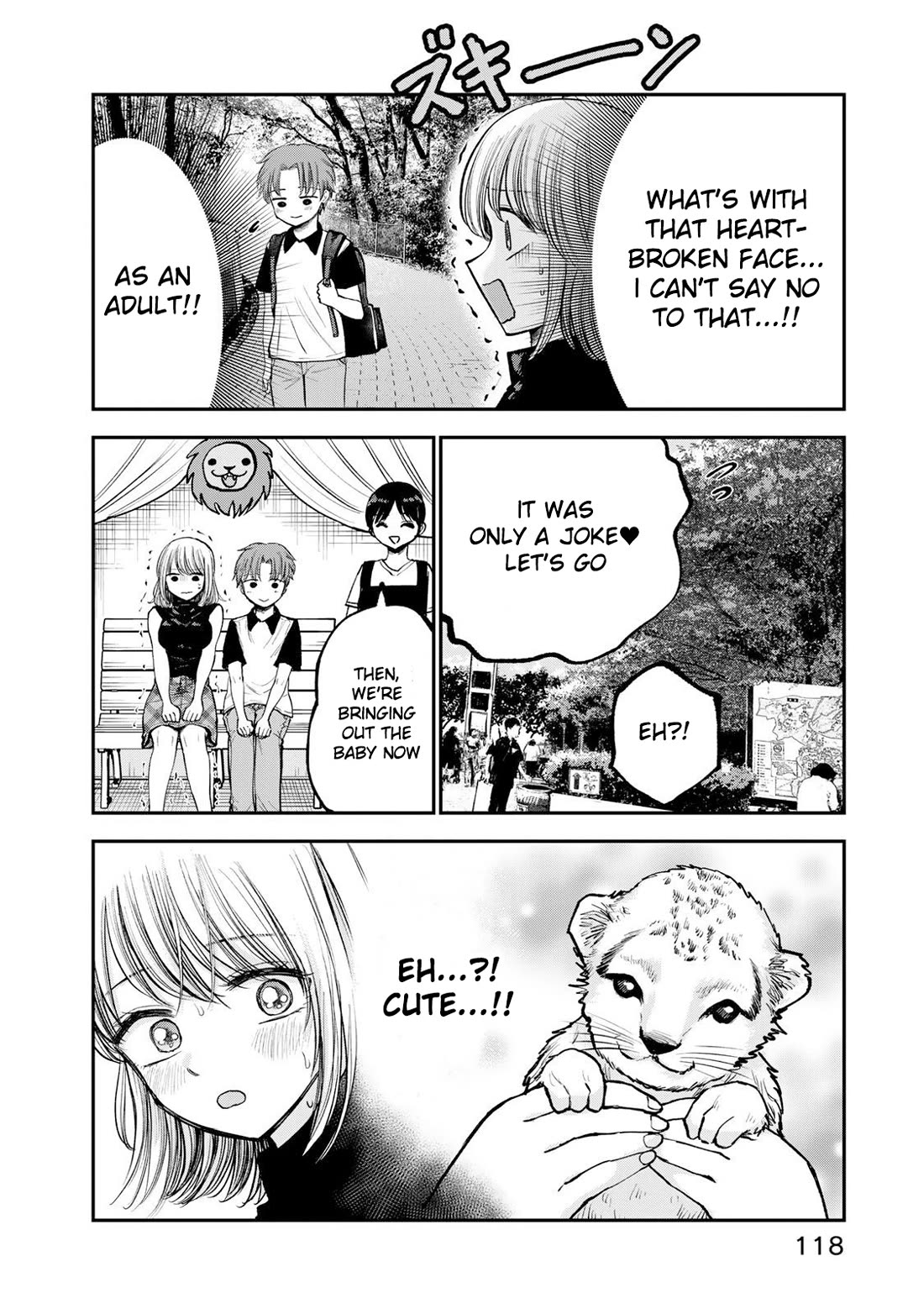 Occhoko Doji Onee-san Chapter 8 page 10 - Chapter 8: Zoo date with Naho-san❤︎