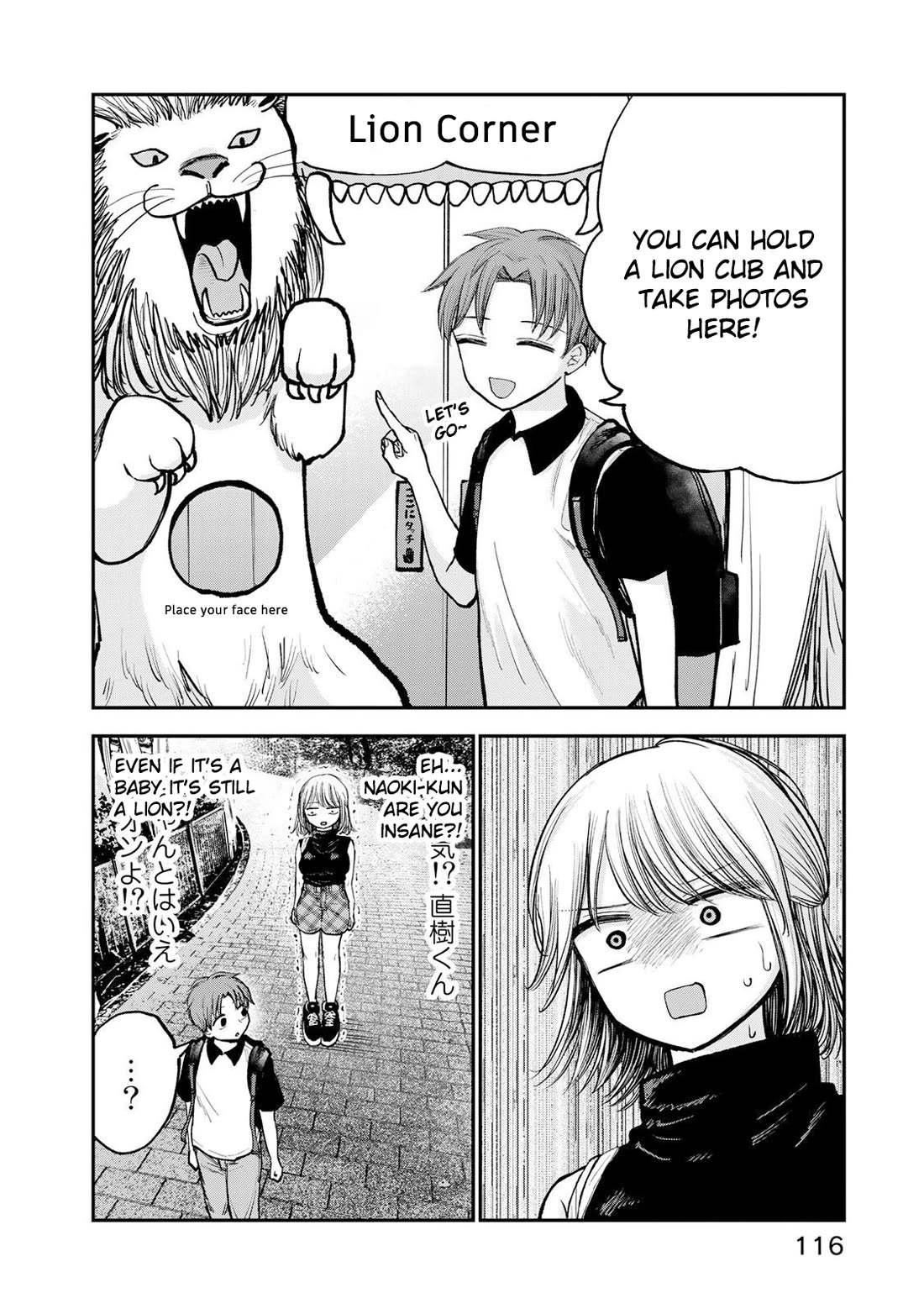 Occhoko Doji Onee-san Chapter 8 page 8 - Chapter 8: Zoo date with Naho-san❤︎