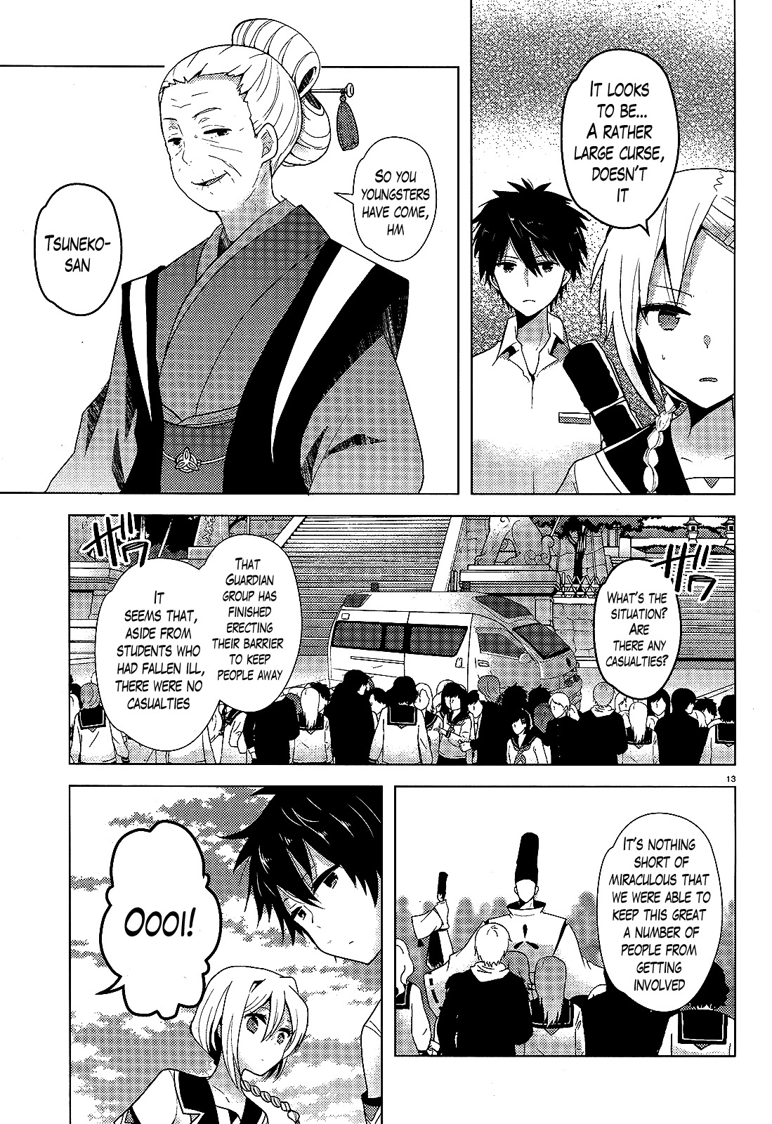 Occult Maiden - Hishou - Oni o Tsugu Shounen Chapter 1 page 11 - Chapter 1: Those Who Exorcise Curses