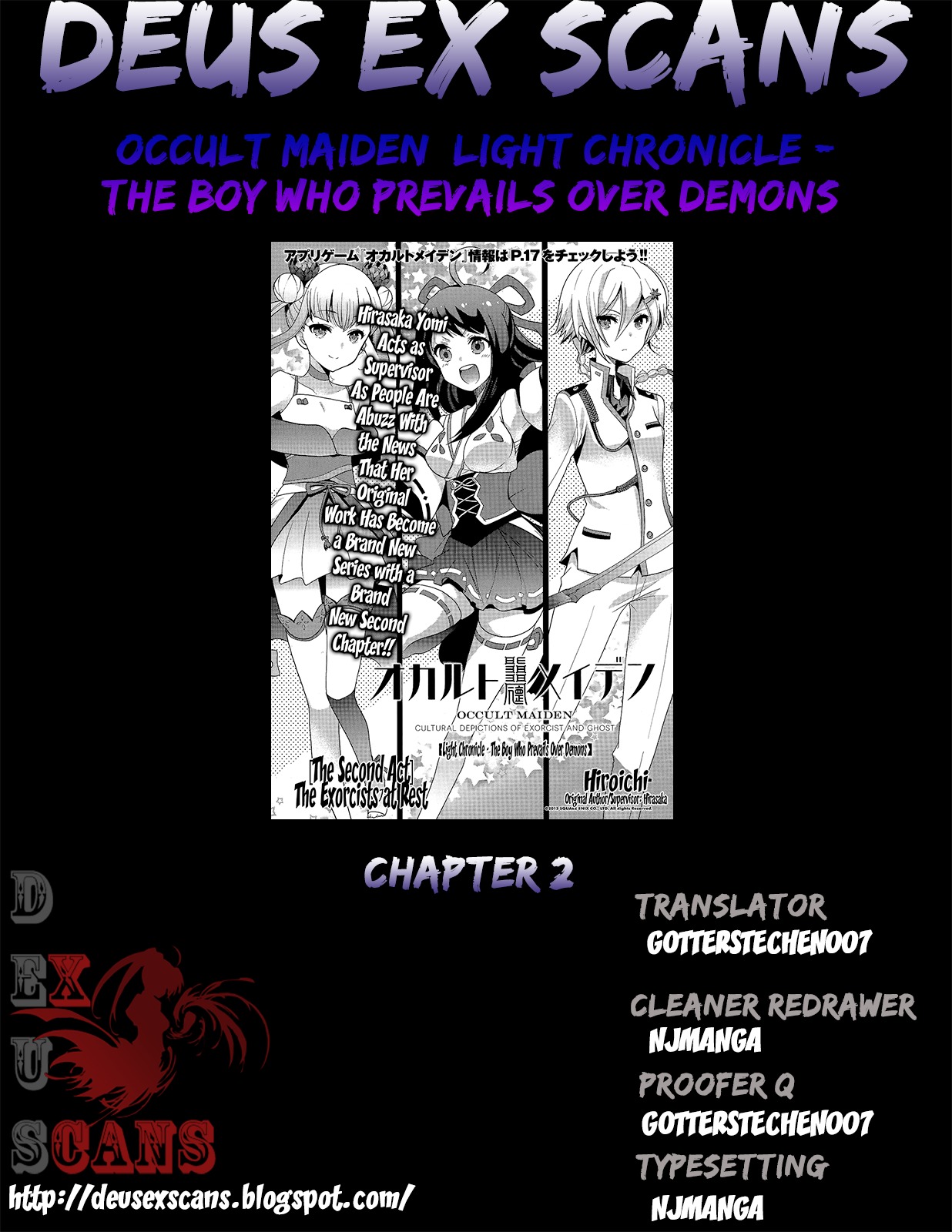 Occult Maiden - Hishou - Oni o Tsugu Shounen Chapter 2 page 13 - Chapter 2: The Exorcists at Rest