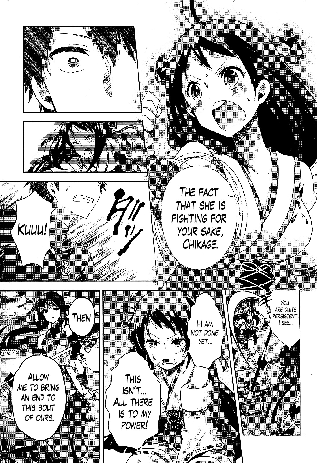 Occult Maiden - Hishou - Oni o Tsugu Shounen Chapter 4 page 11 - Chapter 4: A Battle You Cannot Back Down From