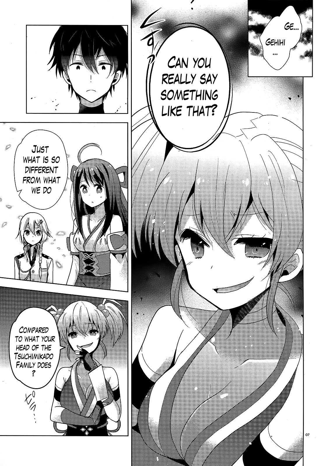 Occult Maiden - Hishou - Oni o Tsugu Shounen Chapter 8 page 7 - Chapter 8: The Girls of the Kinushuu, Part 4