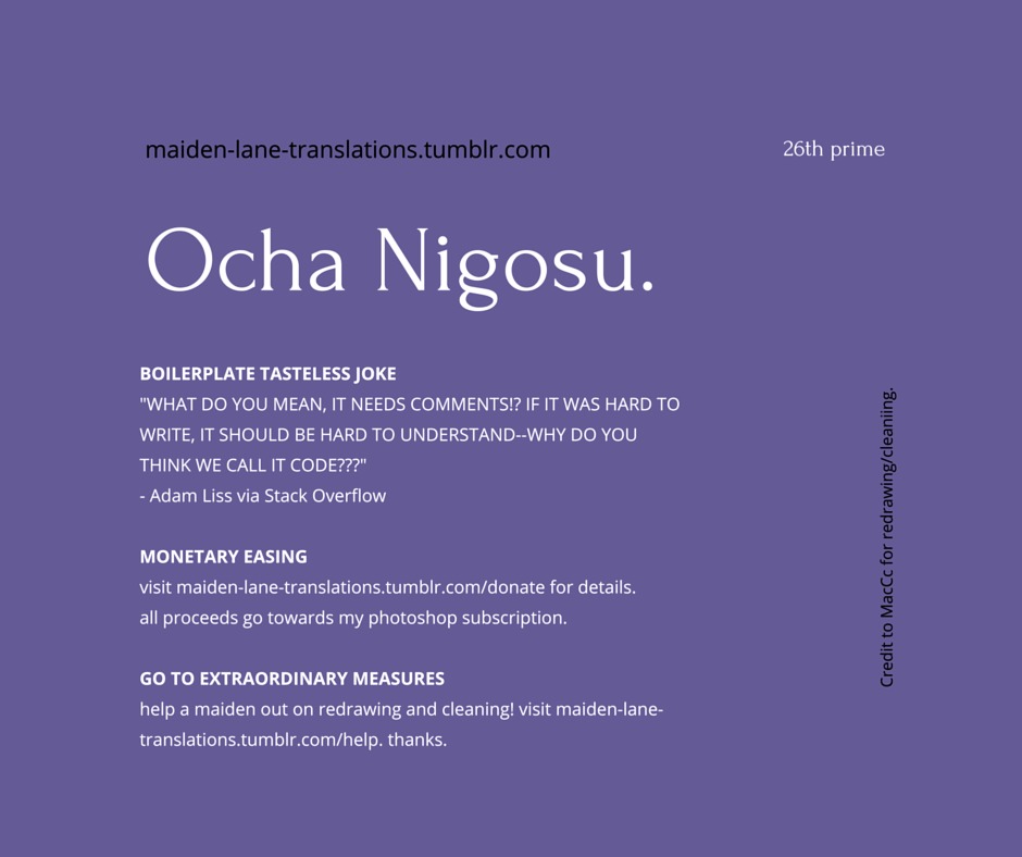Ocha Nigosu Chapter 101.2 page 1 - Chapter 101 v2 : Immersion v2