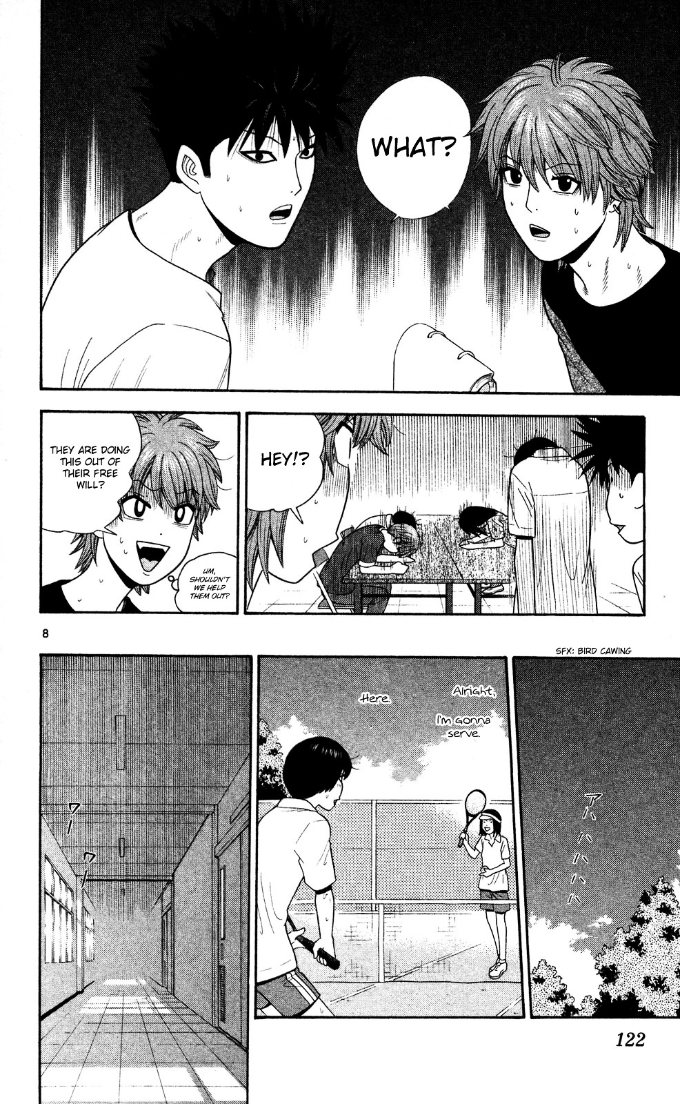 Ocha Nigosu Chapter 56 page 8 - Chapter 56 : 3 on 3