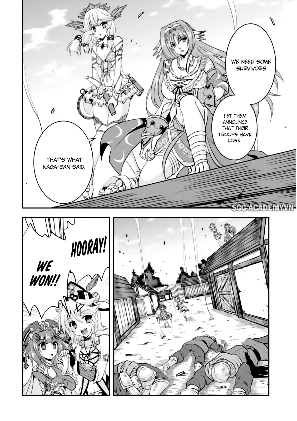 Ochitekita Ryuuou to Horobiyuku Majo no Kuni Chapter 10.2 page 3 - Chapter 10.2: Offensive and Defense of The Fort, Again