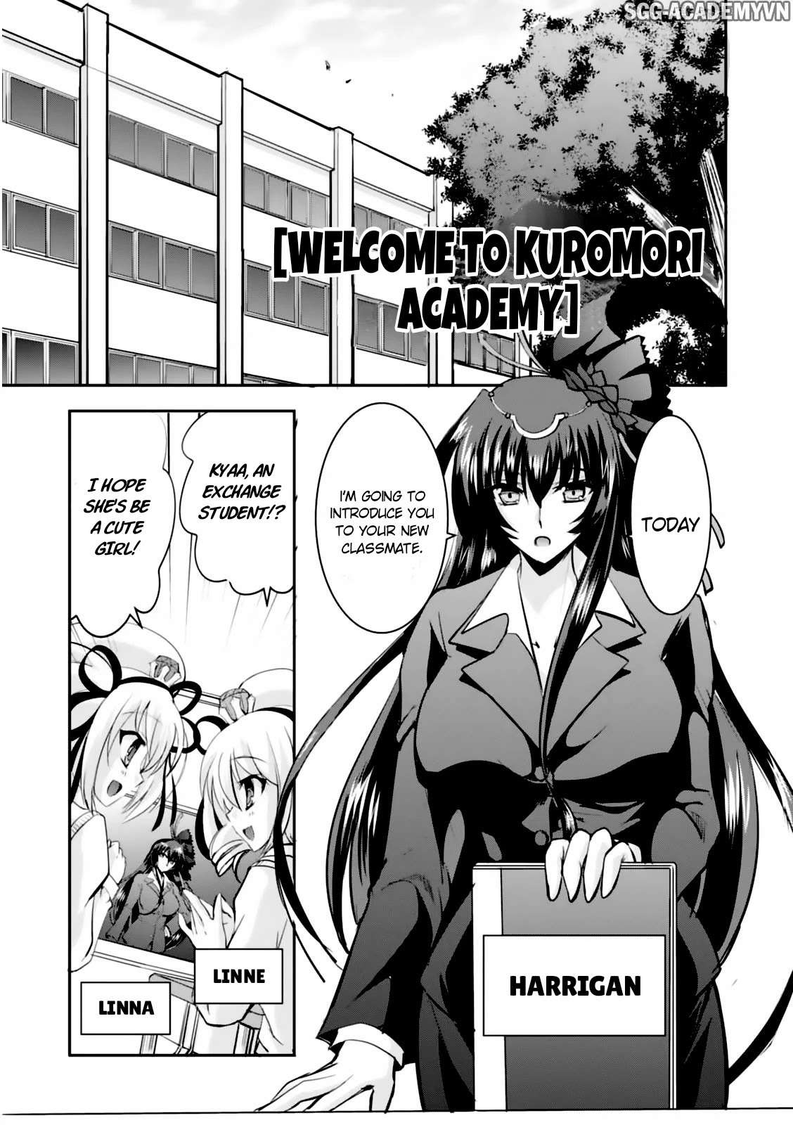 Ochitekita Ryuuou to Horobiyuku Majo no Kuni Chapter 10.5 page 2 - Chapter 10.5: [WELCOME TO KUROMORI ACADEMY]