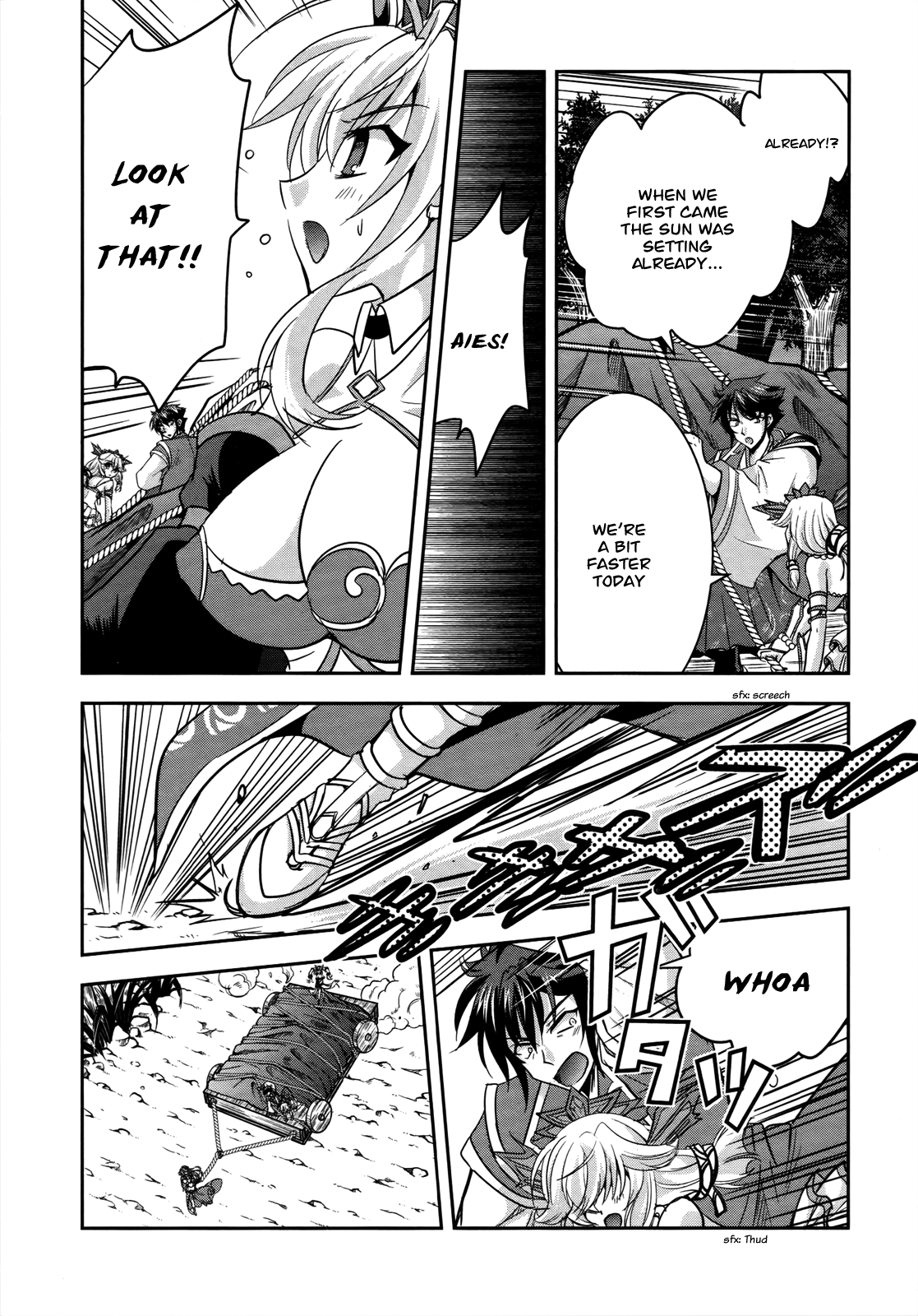 Ochitekita Ryuuou to Horobiyuku Majo no Kuni Chapter 8 page 11 - Chapter 8 : Wind and Superhuman Strength