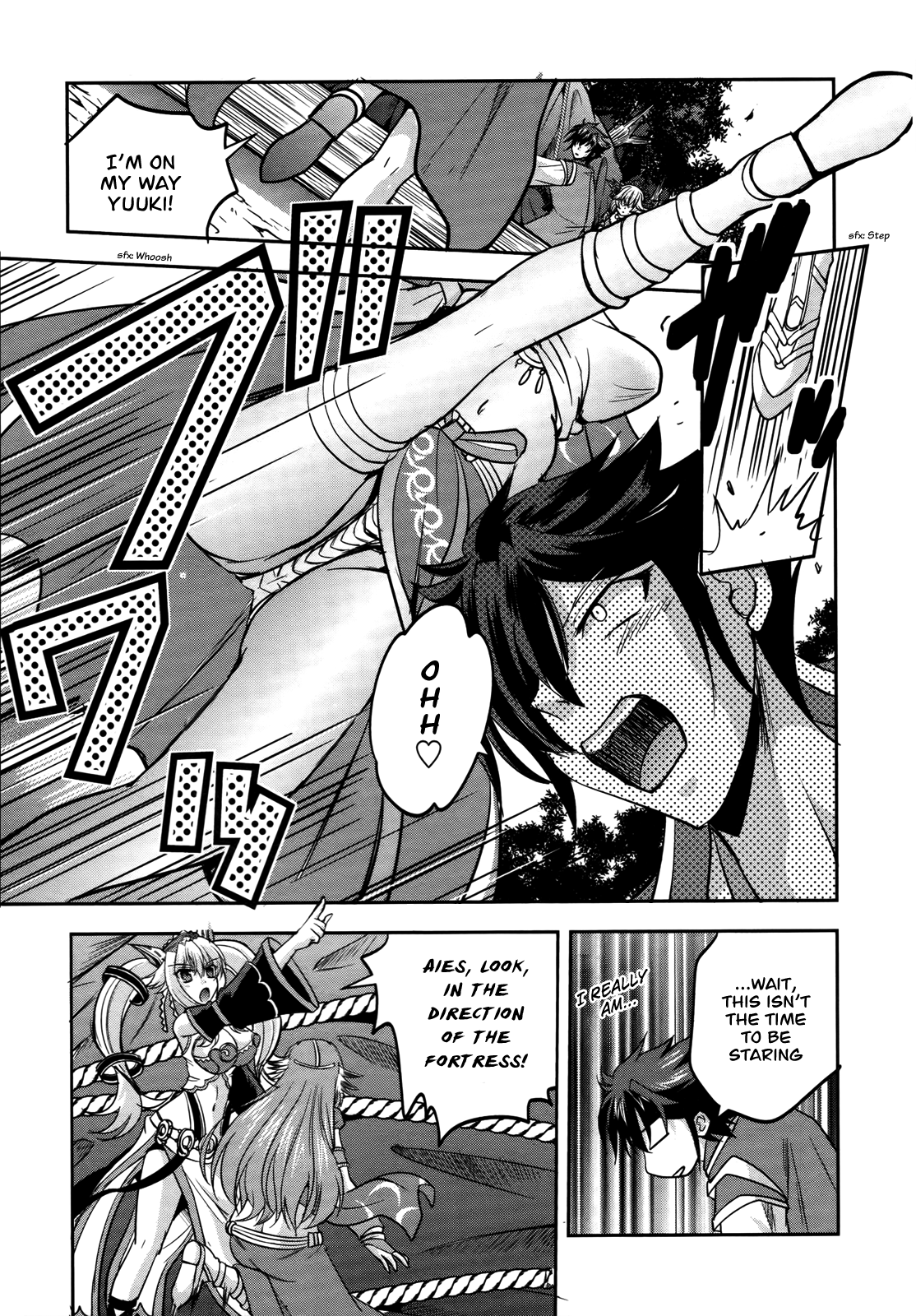 Ochitekita Ryuuou to Horobiyuku Majo no Kuni Chapter 8 page 12 - Chapter 8 : Wind and Superhuman Strength
