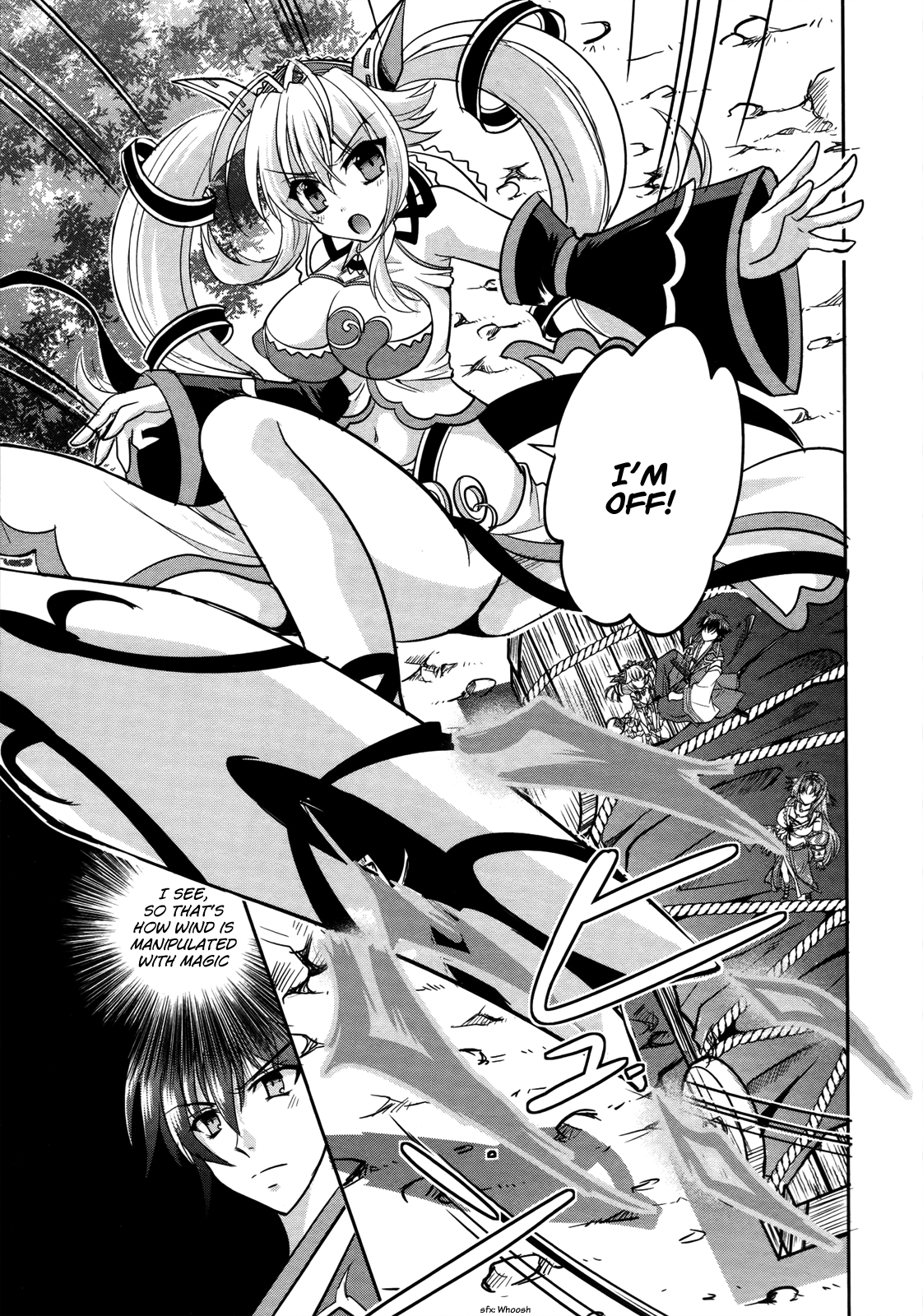 Ochitekita Ryuuou to Horobiyuku Majo no Kuni Chapter 8 page 18 - Chapter 8 : Wind and Superhuman Strength