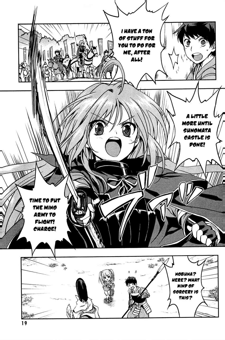 Oda Nobuna no Yabou Chapter 16 page 21 - Chapter 16: Never Surrender!