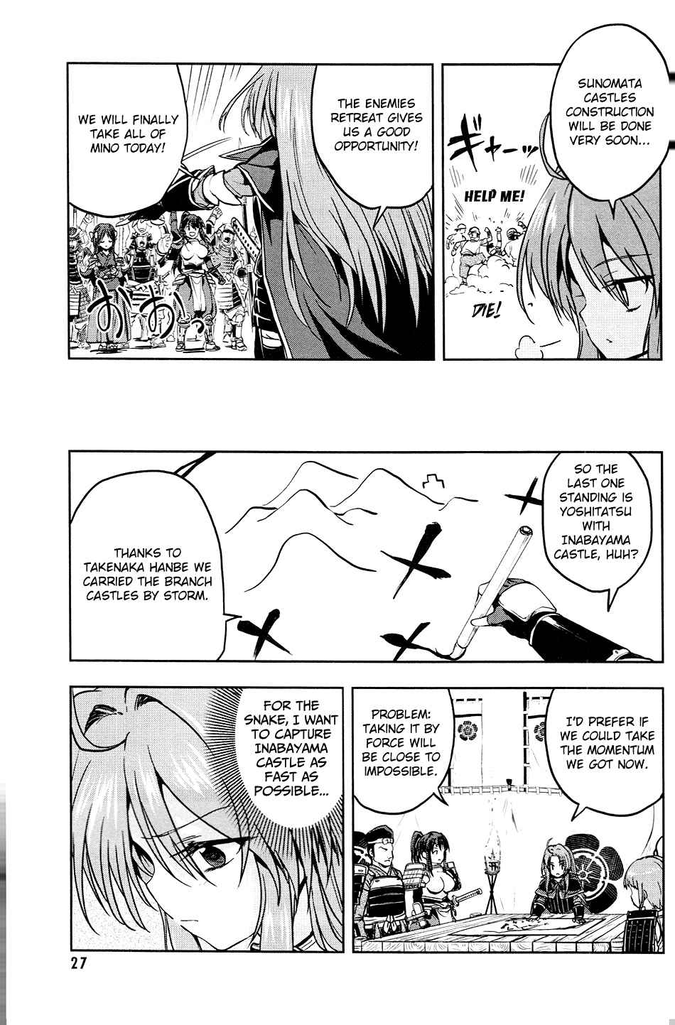 Oda Nobuna no Yabou Chapter 16 page 29 - Chapter 16: Never Surrender!