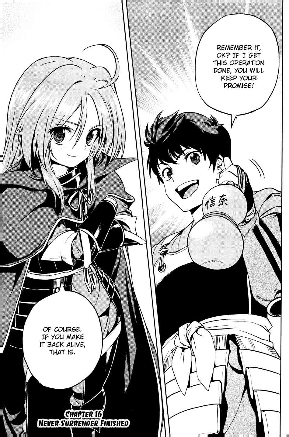 Oda Nobuna no Yabou Chapter 16 page 35 - Chapter 16: Never Surrender!