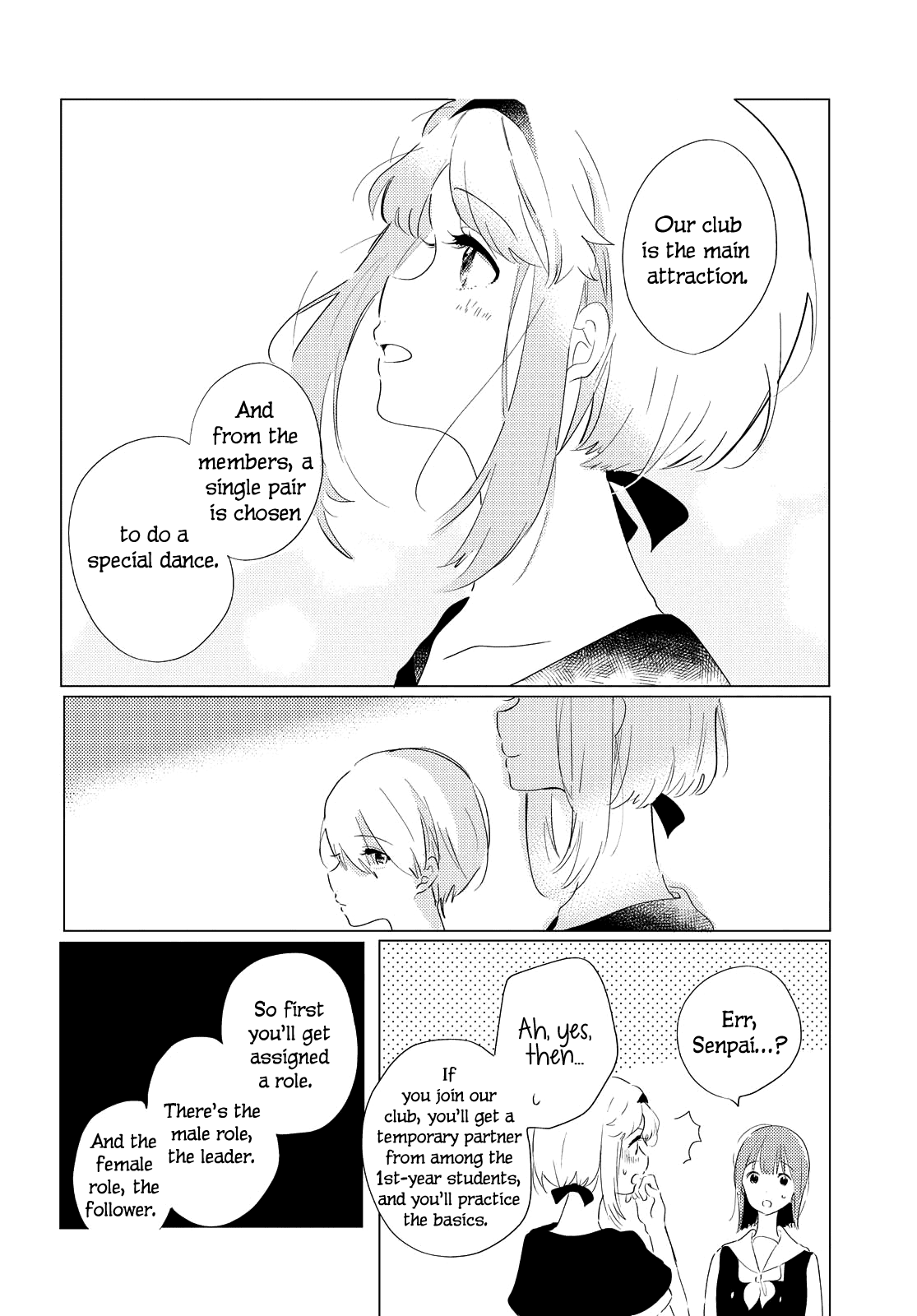 Odoriba ni sukaato ga naru Chapter 1 page 8 - Chapter 1: The Girls at the Dancehall